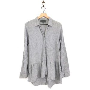 Anthropologie Sunday In Brooklyn Wiley Women’s Button Down Shirt Size Medium